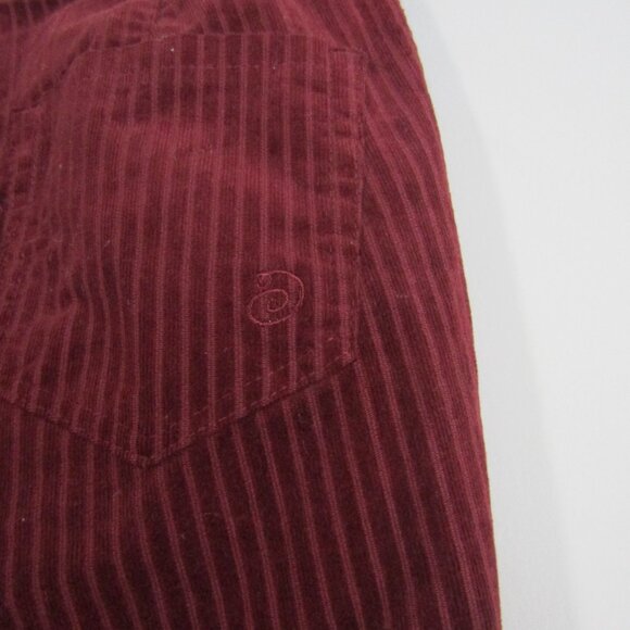 Indigo Rein Corduroy Skinny Jeans 24 Burgundy Red Casual Fall Cozy - Picture 7 of 11